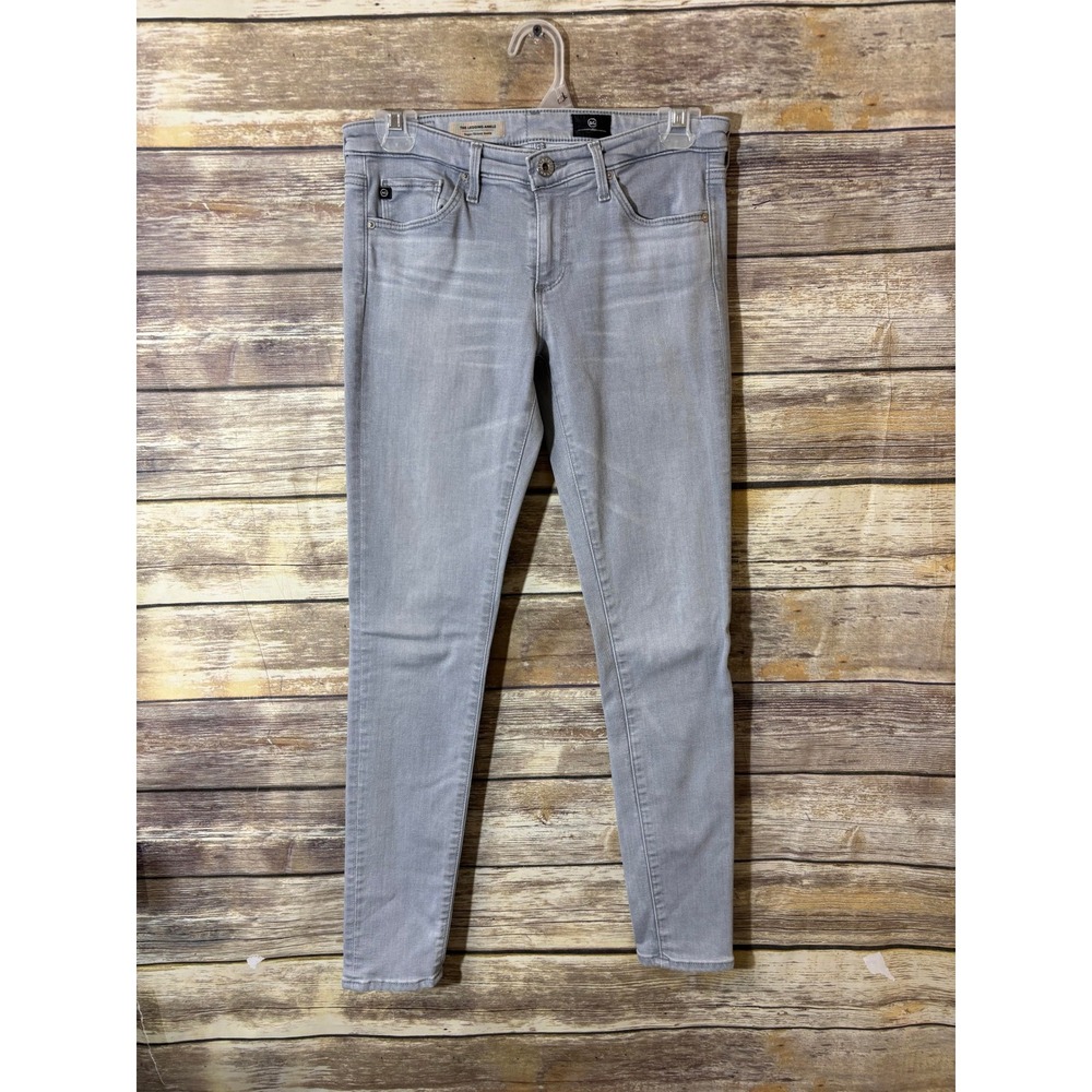 AG Adriano Goldschmied The Legging Ankle Super Skinny Ankle Jeans Grey‎ Size 26